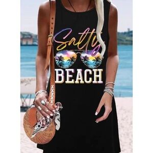 BRAND NEW WITH TAGS Salty Beach Tank Dress